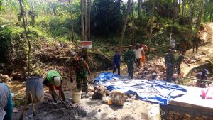 Proses Pembangunan Jalan Pra TMMD Reguler 104 Terus Digenjot