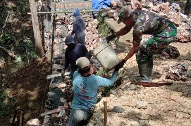 Untuk garap Sasaran Fisik TMMD, Material Batu Tidak Bisa Capai Sasaran