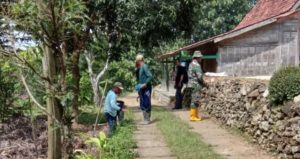 Nyaris Selesai, Pembangunan Talud di Lokasi TMMD