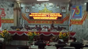 Dandim0412/LU Hadiri Raperda Usul Inisiatif DPRD Kabupaten Lampura