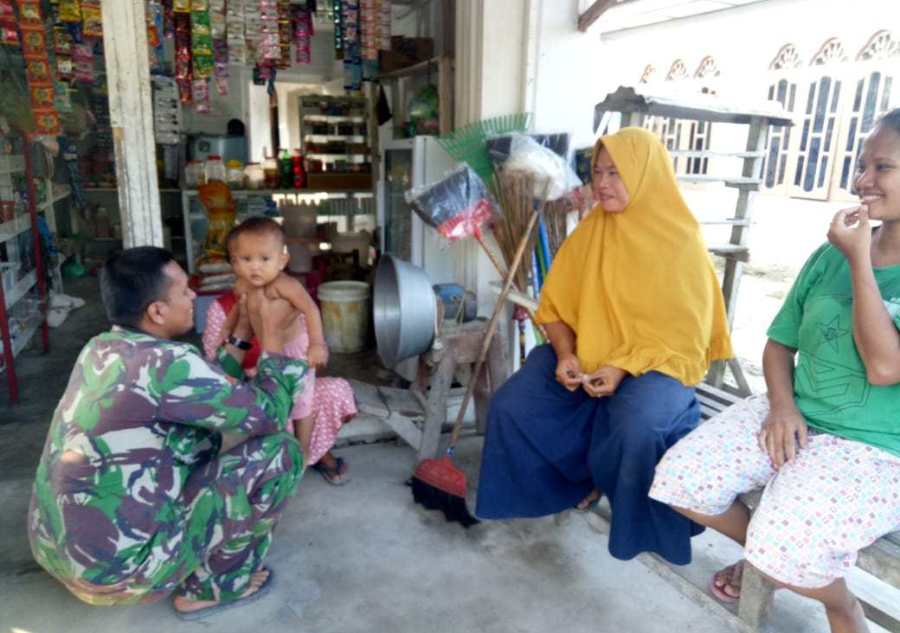 Sebulan Tugas, 25 KK Jadi Keluarga Asuh Satgas TMMD Cinta Makmur