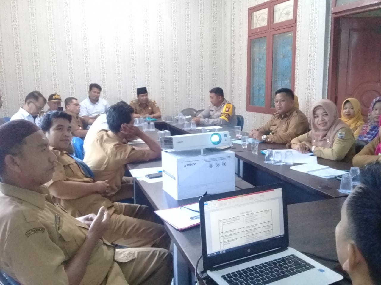 Camat Bandar Petalangan Pimpin Rapat Pra Musrenbang Tingkat Kecamatan.
