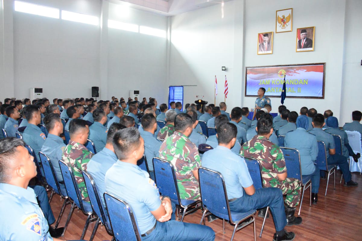 Danlantamal II Padang Sampaikan Arahan Kebijakan Negara Bidang Pertahanan