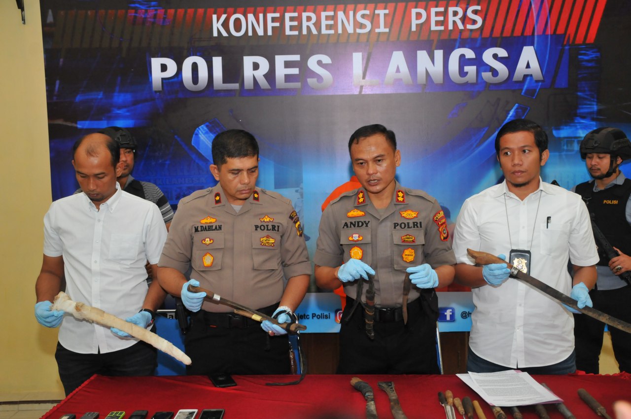 Terungkapnya Kasus Pembunuhan Terhadap Kepala Desa Oleh Satuan Polres Langsa