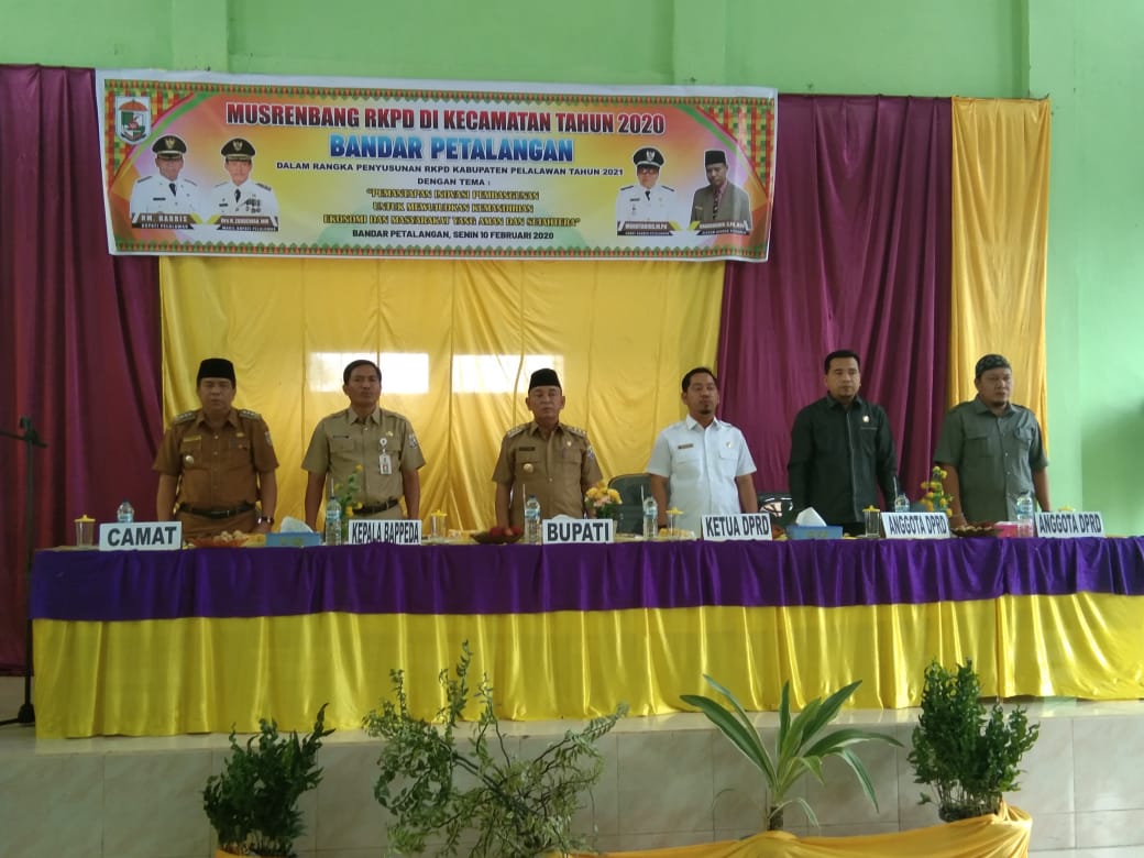 Buka Musrenbang Kecamatan Bandar Petalangan, Bupati Pelalawan Harapkan Adanya Evaluasi