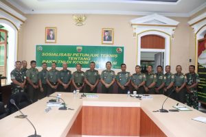 Tim Pusterad Mabes TNI AD, laksanakan kunjungan kerja ke Kodim 0304/Agam