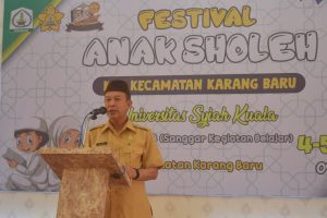 Bupati Buka Acara Festival Anak Soleh Yang Diadakan Oleh Mahasiswa KKN Unsyiah