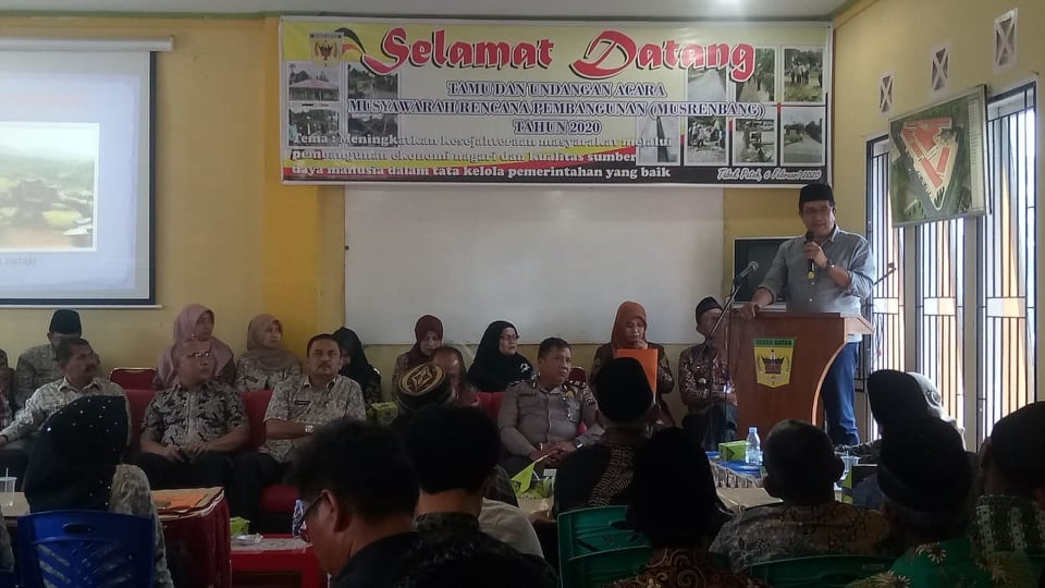 Nagari Tabek Patah Gelar Musrembang