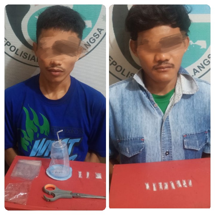 Dua Pengedar Sabu Diringkus Polres Langsa