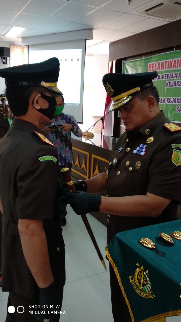 Kejati Sumbar Amran SH.MH  Lantik wakajati, Asisten dan Empat Kejari Se Sumbar