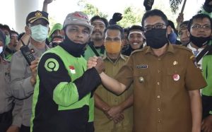 Wakil Walikota Padang Terima Aspirasi Pengemudi Ojek Online