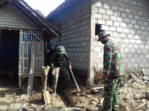RTLH, Bentuk Kepedulian TNI Kepada Rakyat Yang Tidak Mampu