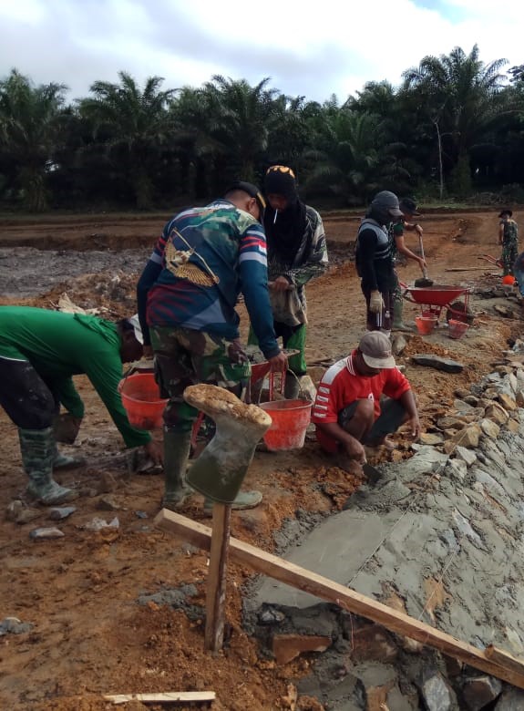 TMMD reg ke-108/2020,kejar target pembangunan Embung