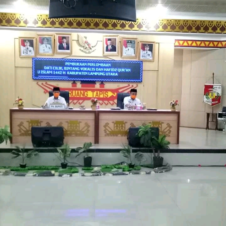 Plt. Bupati Lampung Utara Hadiri Pembukaan Da’i Cilik