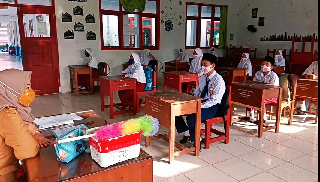 Proses KBM Secara Tatap Muka Di Lampung Barat Mulai Berlangsung
