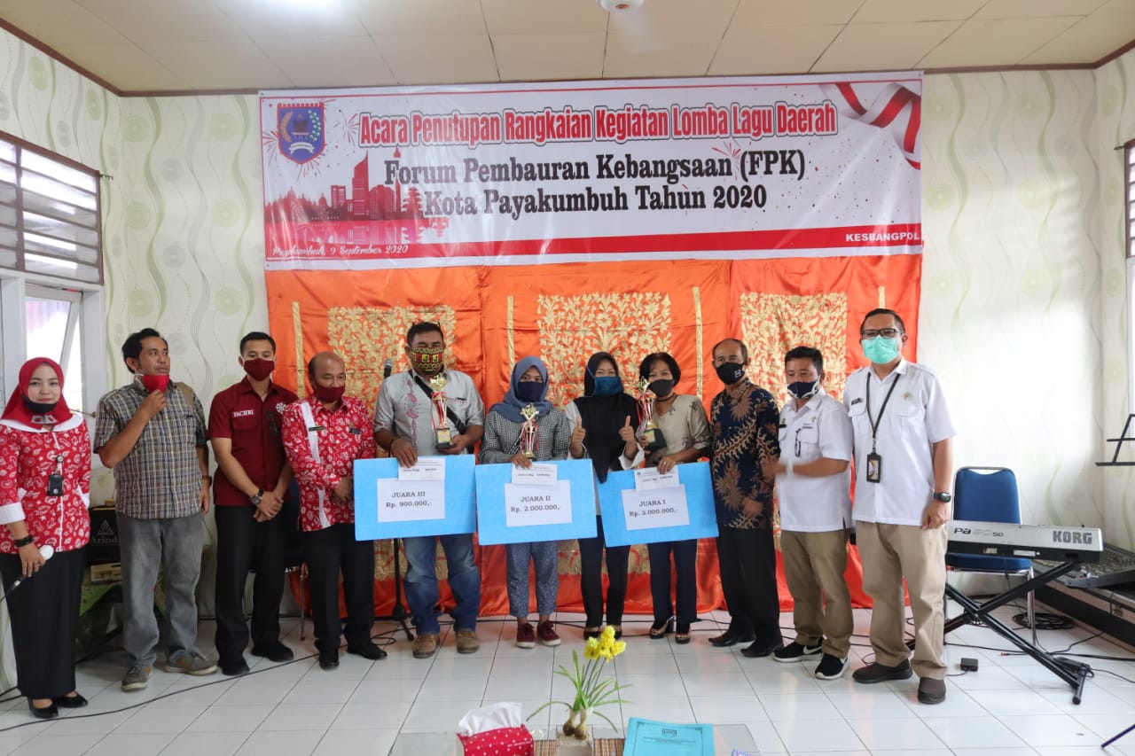 Juara Lomba Lagu Kedaerahan Di Payakumbuh Diumumkan, Berikut Pemenangnya