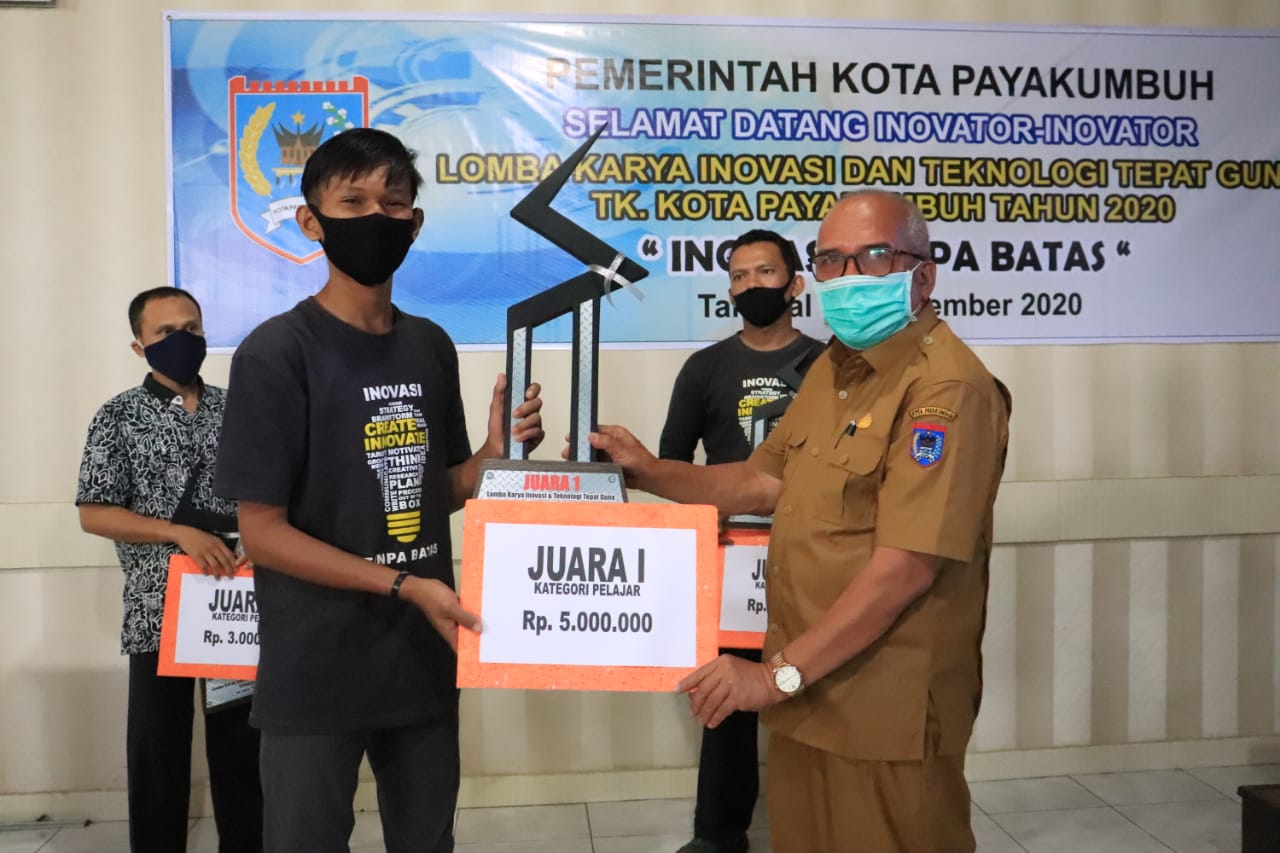 Ini Dia Juara Lomba Inovasi dan Teknologi Tepat Guna, Tingkat Kota Payakumbuh