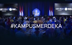 Peluncuran Program "Kampus Merdeka". Foto: Kemendikbud