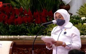 Menaker Ida Fauziyah/ Youtube Sekretariat Presiden