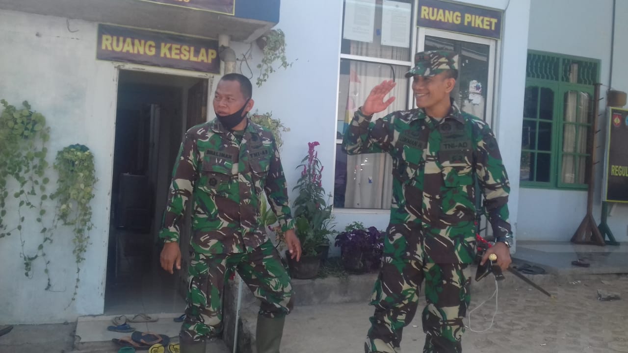 DANSATGAS KODIM 0708 PURWOREJO TINJAU POSKO TMMD