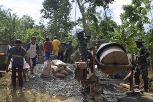 TMMD REGULER KODIM 0708 PURWOREJO BANGKITKAN SEMANGAT GOTONG ROYONG