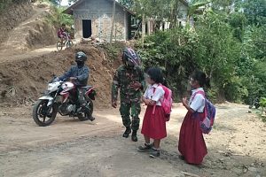 Anak Desa Sedayu Sambut Gembira TMMD Reg 109 TA 2020 Kodim 0708/Purworejo