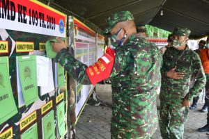 Cek Kinerja Dan Progres – Dandim Tak Lupa Cek Kotis TMMD 109