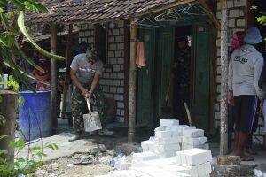 Resnovasi pembangunan Rutilahu Program TMMD 109 Terus dikebut