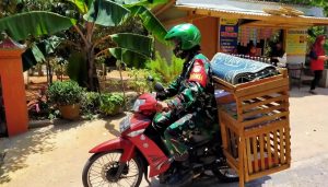 “Pondok Baca Keliling”, Upaya Satgas TMMD Tumbuhkan Minat Baca Warga