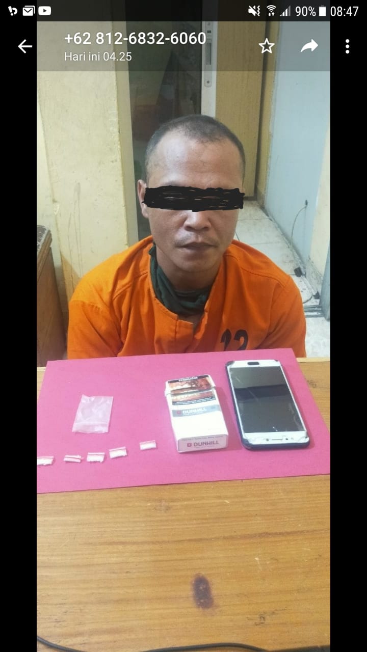 Tim Satresnarkoba Polres Pelalawan Kembali Tangkap Seorang di Duga Pengedar Narkoba Jenis Sabu