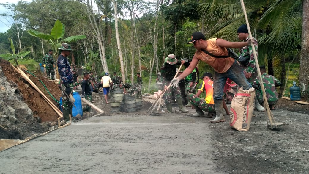 Tinggal Hitung Hari, Satgas TMMD Kebut Sasaran Pembangunan Fisik