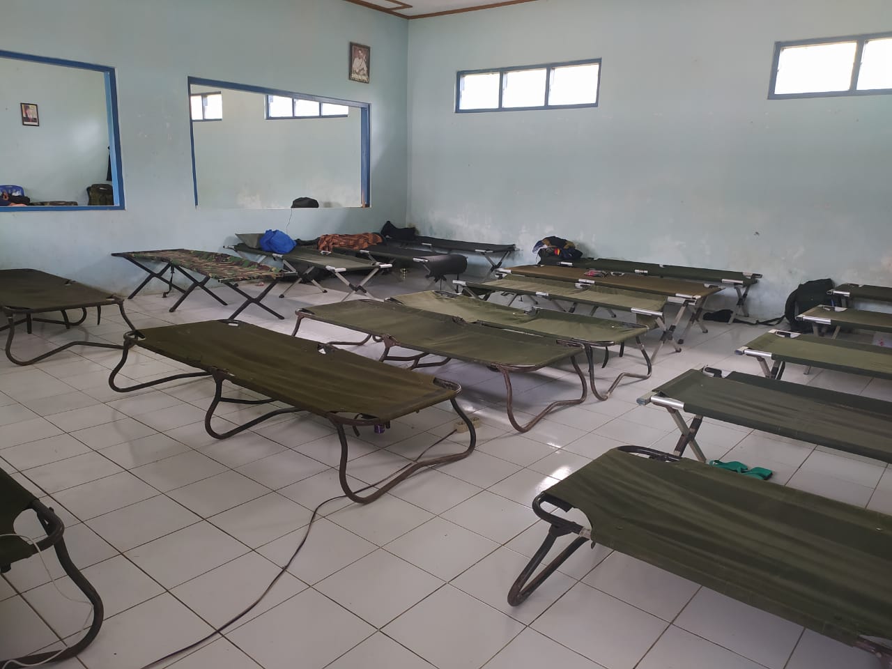Barak Satgas TMMD, Nyaris Tak Berpenghuni di Siang Hari