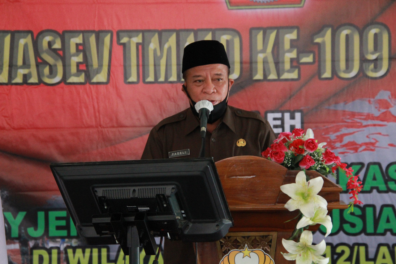 Sambut Kunjungan Tim Wasev Mabesad, Bupati Lamongan Apresiasi Program TMMD 109