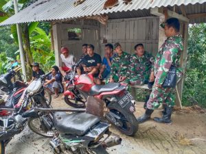 PASCA TMMD REGULER 109, KORAMIL LOANO BERDAYAKAN TENAGA KARANG TARUNA UNTUK KERJA BAKTI LANJUTAN