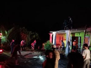 Musibah Kebakaran Rumah Kembali Terjadi di Pelalawan, Kapolsek Pangkalan Kuras : Tidak Ada Korban Jiwa