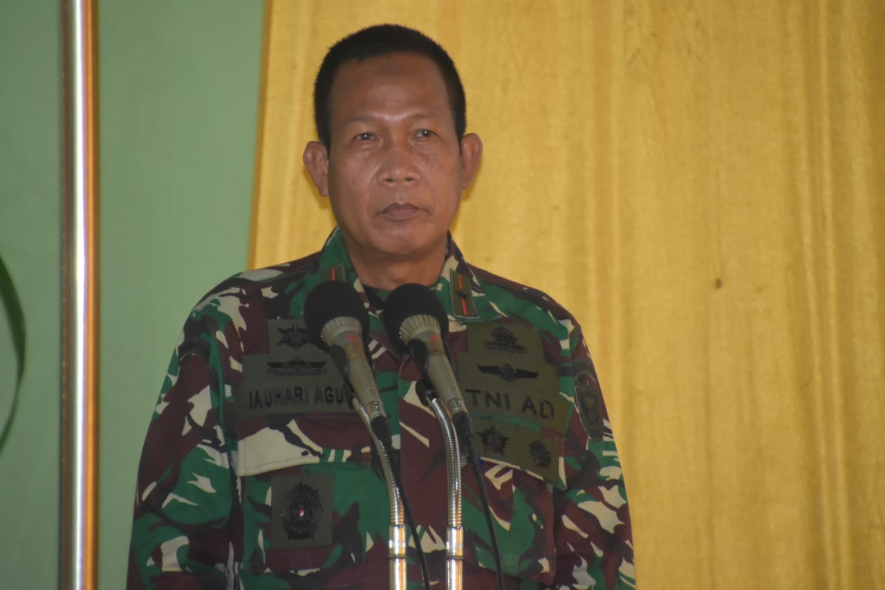Danrem 044/Gapo Terima Kunjugan Tim Audit Itjenad