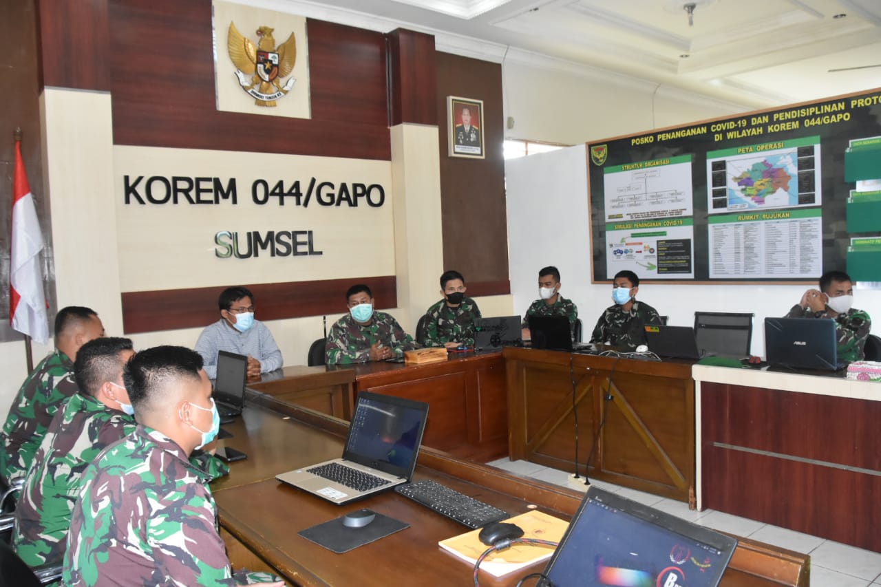 Korem 044/Gapo Gelar Pelatihan Editing Video Dan Jurnalistik