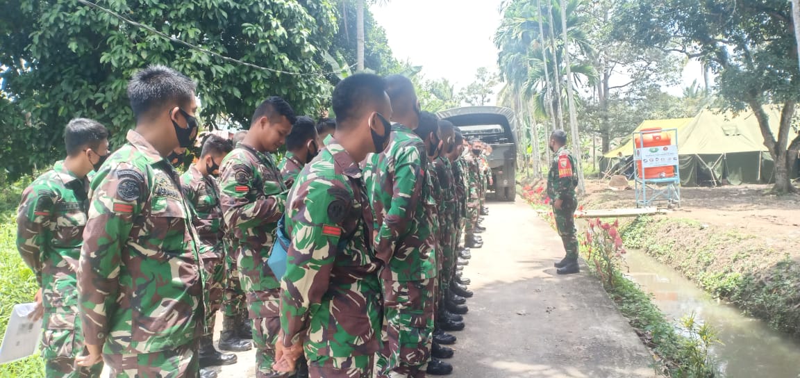 Apel Pagi Sebagai Awal Kegiatan Satgas TMMD Reguler
