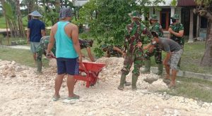 Program TMMD Bojonegoro Tanamkan Karakter Gotong Royong Masyarakat Jatimulyo