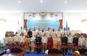 Pj. Bupati Pesisir Barat, Hadiri Sidang Paripurna Istimewa Menyambut HUT Ke VIII