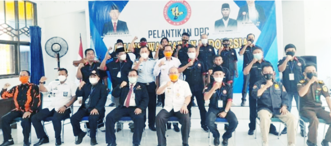 Sekda Lampung Utara Hadiri Pelantikan DPC. AWI