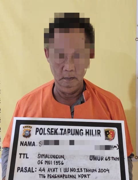 Lakukan KDRT Terhadap Istrinya, Kakek ini Terpaksa Diamankan Polsek Tapung Hilir