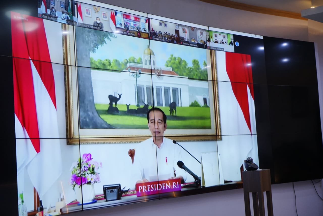 Presiden Jokowi Setujui Usulan Herman Deru, Istilah PPKM Darurat Diganti PPKM Level 1 Hingga Level 4