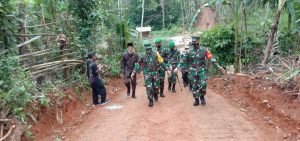 Tim Wasev TMMD Tinjau Lokasi Sasaran Fisik Pembukaan Badan Jalan Tim Wasev TMMD Tinjau Lokasi Sasaran Fisik Pembukaan Badan Jalan