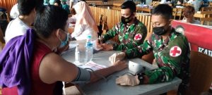 Serbuan Vaksinasi Covid-19 Oleh Satgas TMMD Ke-111 Kodim 1207/Pontianak Terus Berlanjut