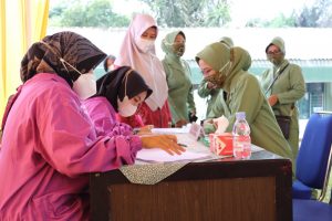 Tingkatkan SDM Berkualitas, Satgas TMMD Ke 111 Gelar Penyuluhan Posyandu