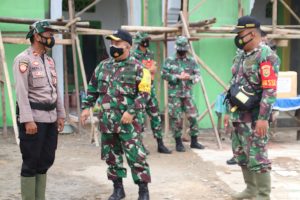 Kunjungan Irjenad di TMMD Lampung Utara Berjalan Sukses