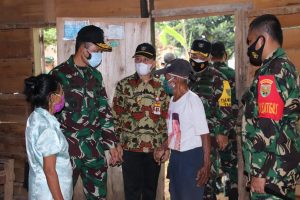 Puas dengan Suksesnya Kunjungan Irjenad di TMMD Lampung Utara Puas dengan Suksesnya Kunjungan Irjenad di TMMD Lampung Utara