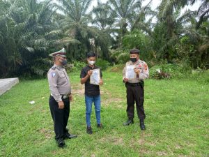 Panit Reskrim Polsek Pangkalan Kuras Pimpin Sosialisasi Karhutla