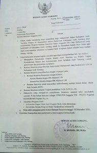 Anggaran Tahun 2021 Pemkab Aceh Tamiang Buka Program Beasiswa Bagi Mahasiswa Anggaran Tahun 2021 Pemkab Aceh Tamiang Buka Program Beasiswa Bagi Mahasiswa